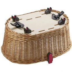 Klickfix Paniers Vélo Plus Panier à Chien Avec Clip, Marron/gris -Catégories les plus recherchées Soldes klickfix doggy basket plus korbklip bast 5
