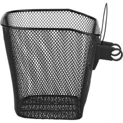 Klickfix Paniers Vélo Panier Fixe Avec Support, Noir