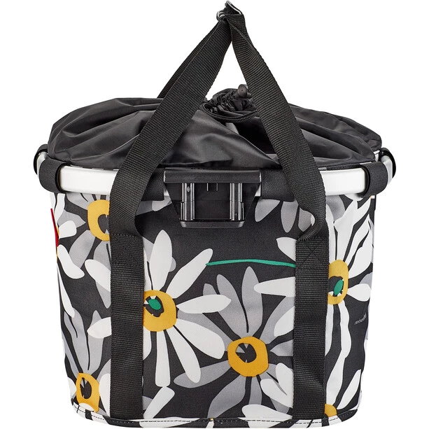 Klickfix Paniers Vélo Reisenthel Panier De Vélo 15l, Noir/blanc 2 Klickfix Paniers Vélo Reisenthel Panier De Vélo 15l, Noir/blanc – Image 2