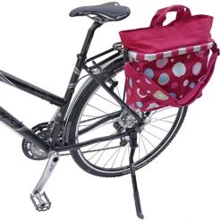 Klickfix Paniers Vélo Reisenthel Panier De Vélo Oval M, Rouge/Multicolore