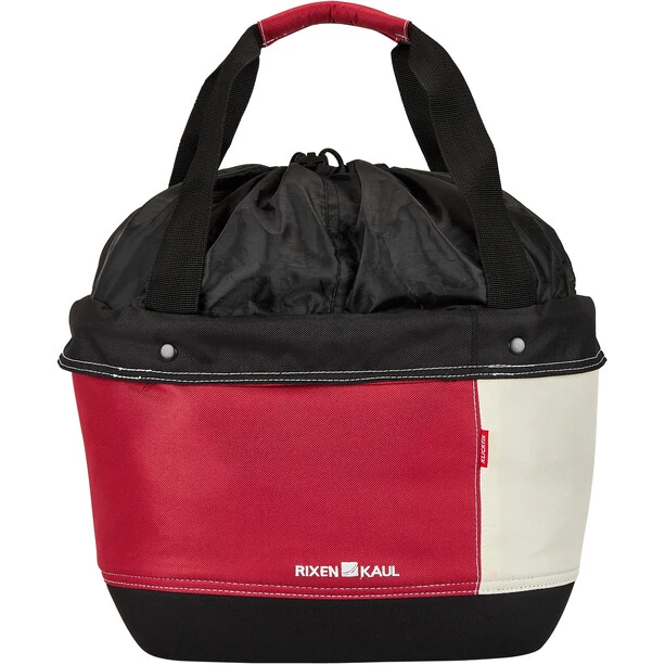 Klickfix Sacoches Pour Guidon Shopper Alingo Sacoche Pour Vélo, Rouge/beige 2 Klickfix Sacoches Pour Guidon Shopper Alingo Sacoche Pour Vélo, Rouge/beige – Image 2