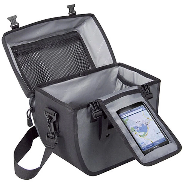 Klickfix Sacoches Pour Guidon Ultima Sacoche De Guidon, Noir/gris 1 Klickfix Sacoches Pour Guidon Ultima Sacoche De Guidon, Noir/gris