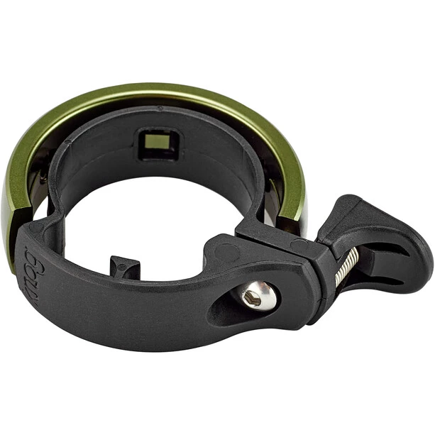Knog Sonnettes Oi Classic Sonnette De Vélo, Olive/noir 2 Knog Sonnettes Oi Classic Sonnette De Vélo, Olive/noir – Image 2