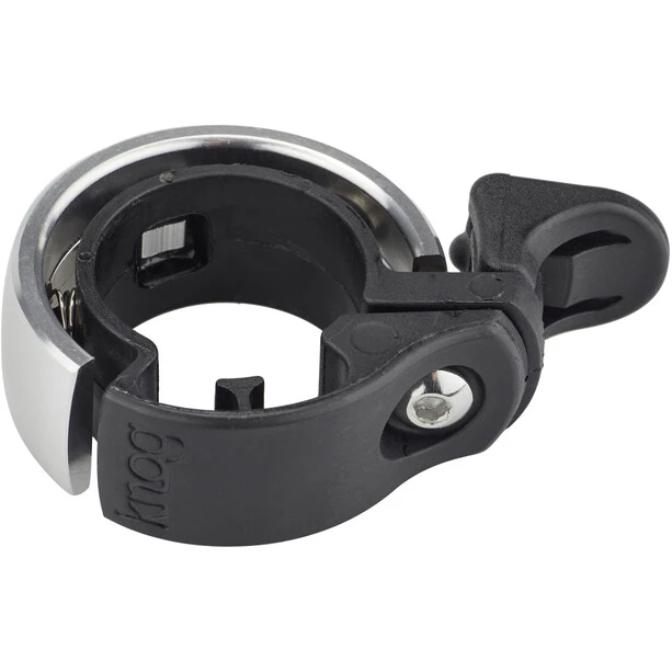 Knog Sonnettes Oi Classic Sonnette De Vélo, Noir/argent 2 Knog Sonnettes Oi Classic Sonnette De Vélo, Noir/argent – Image 2