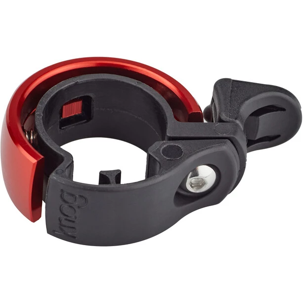 Knog Sonnettes Oi Classic Sonnette De Vélo, Noir/rouge 2 Knog Sonnettes Oi Classic Sonnette De Vélo, Noir/rouge – Image 2