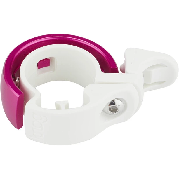 Knog Sonnettes Oi Classic Sonnette De Vélo, Blanc/rose 2 Knog Sonnettes Oi Classic Sonnette De Vélo, Blanc/rose – Image 2