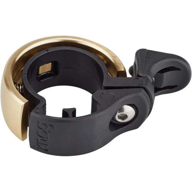 Knog Sonnettes Oi Classic Sonnette De Vélo, Or/noir 2 Knog Sonnettes Oi Classic Sonnette De Vélo, Or/noir – Image 2
