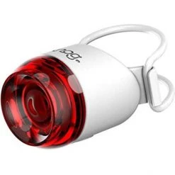 Knog Éclairage Vélo à Pile Plug Feu Arrière, Blanc