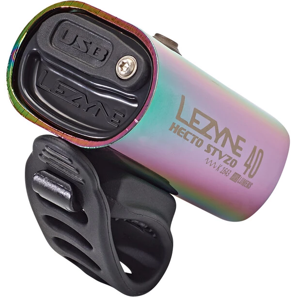 Lezyne Éclairage Vélo à Pile Hecto Drive 40 Éclairage LED Avant, Multicolore 1 Lezyne Éclairage Vélo à Pile Hecto Drive 40 Éclairage LED Avant, Multicolore