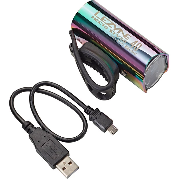 Lezyne Éclairage Vélo à Pile Hecto Drive 40 Éclairage LED Avant, Multicolore 3 Lezyne Éclairage Vélo à Pile Hecto Drive 40 Éclairage LED Avant, Multicolore – Image 3