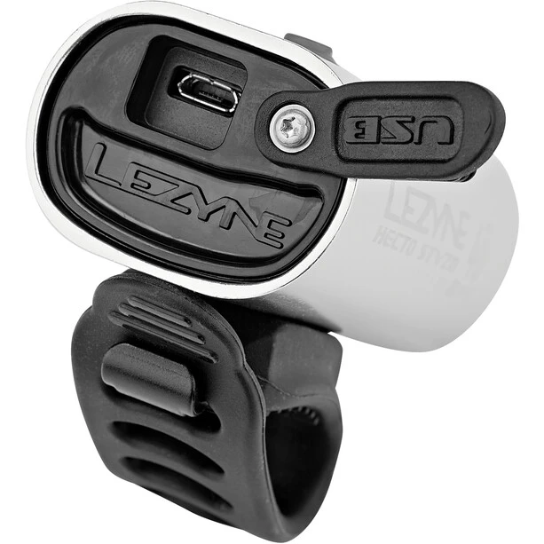 Lezyne Éclairage Vélo à Pile Hecto Drive 40 Lampe Frontale, Argent 2 Lezyne Éclairage Vélo à Pile Hecto Drive 40 Lampe Frontale, Argent – Image 2
