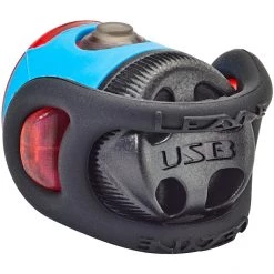 Lezyne Éclairage Vélo à Pile Femto Drive Éclairage LED Arrière, Bleu/noir