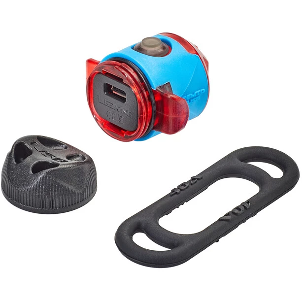 Lezyne Éclairage Vélo à Pile Femto Drive Éclairage LED Arrière, Bleu/noir 2 Lezyne Éclairage Vélo à Pile Femto Drive Éclairage LED Arrière, Bleu/noir – Image 2