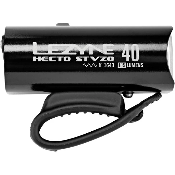 Lezynelezyne-hecto Éclairage Vélo à Pile Hecto Drive 40 Éclairage LED Avant, Noir 1 Lezynelezyne-hecto Éclairage Vélo à Pile Hecto Drive 40 Éclairage LED Avant, Noir