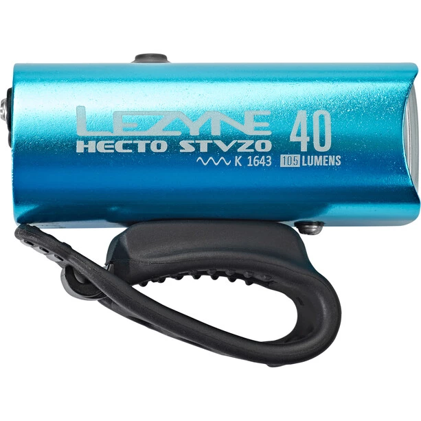 Lezyne Éclairage Vélo à Pile Hecto Drive 40 Éclairage LED Avant, Bleu/noir 2 Lezyne Éclairage Vélo à Pile Hecto Drive 40 Éclairage LED Avant, Bleu/noir – Image 2