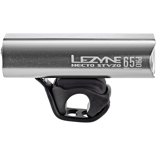 Lezyne Éclairage Vélo à Pile Hecto Drive Pro 65 Éclairage LED Avant, Argent/noir 1 Lezyne Éclairage Vélo à Pile Hecto Drive Pro 65 Éclairage LED Avant, Argent/noir