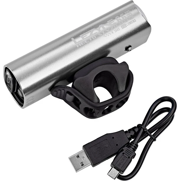 Lezyne Éclairage Vélo à Pile Hecto Drive Pro 65 Éclairage LED Avant, Argent/noir 2 Lezyne Éclairage Vélo à Pile Hecto Drive Pro 65 Éclairage LED Avant, Argent/noir – Image 2