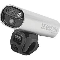 Lezyne Éclairage Vélo à Pile Lite Drive Pro 115 Éclairage LED Avant, Argent/noir