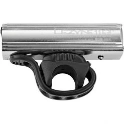 Lezyne Éclairage Vélo à Pile Power Pro 115 Éclairage LED Avant, Argent/noir