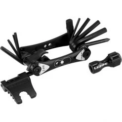 Lezyne Mini-outils & Outils Multifonctions RAP II CO2 Outil Multifonction Avec 19 Fonctions, Noir