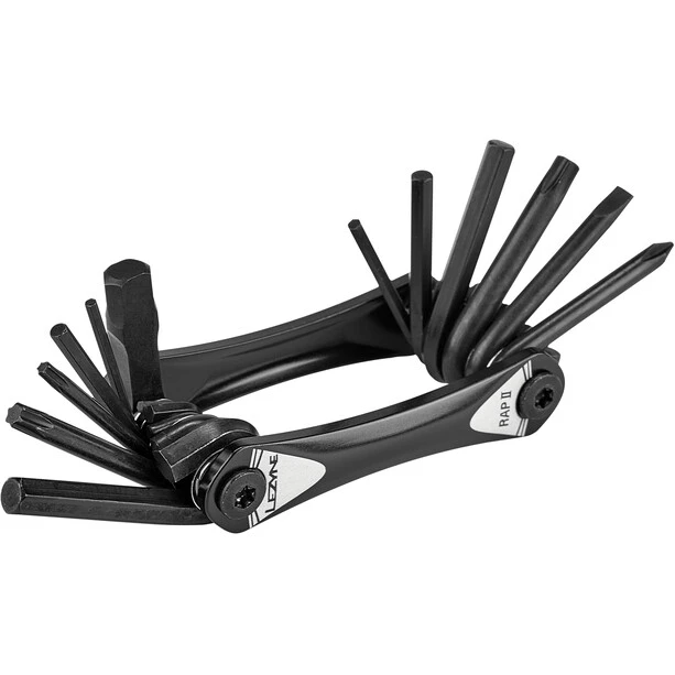 Lezyne Mini-outils & Outils Multifonctions RAP II Outil Multifonction Avec 12 Fonctions, Noir 1 Lezyne Mini-outils & Outils Multifonctions RAP II Outil Multifonction Avec 12 Fonctions, Noir
