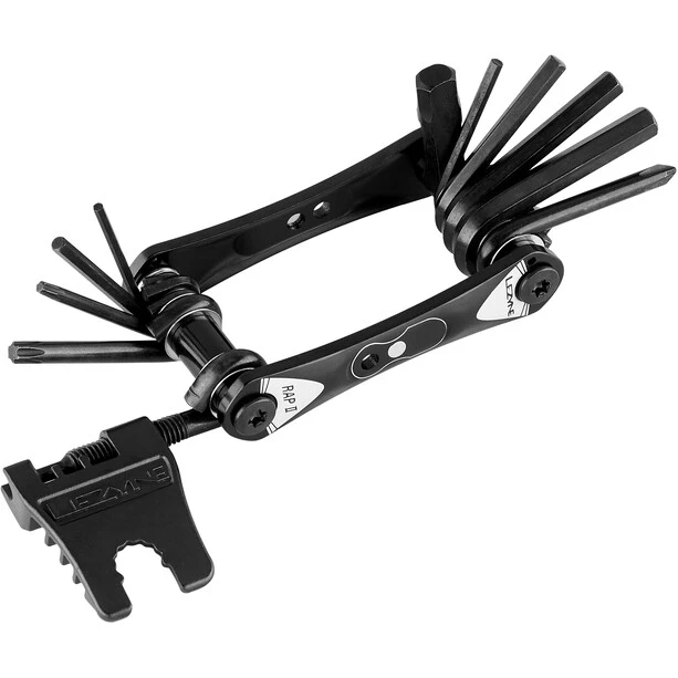 Lezyne Mini-outils & Outils Multifonctions RAP II Outil Multifonction Avec 18 Fonctions, Noir 1 Lezyne Mini-outils & Outils Multifonctions RAP II Outil Multifonction Avec 18 Fonctions, Noir
