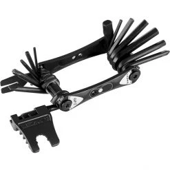 Lezyne Mini-outils & Outils Multifonctions RAP II Outil Multifonction Avec 24 Fonctions, Noir