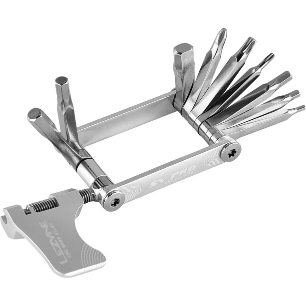 Lezyne Mini-outils & Outils Multifonctions SV PRO Outil Multifonction Avec 10 Fonctions, Argent 1 Lezyne Mini-outils & Outils Multifonctions SV PRO Outil Multifonction Avec 10 Fonctions, Argent