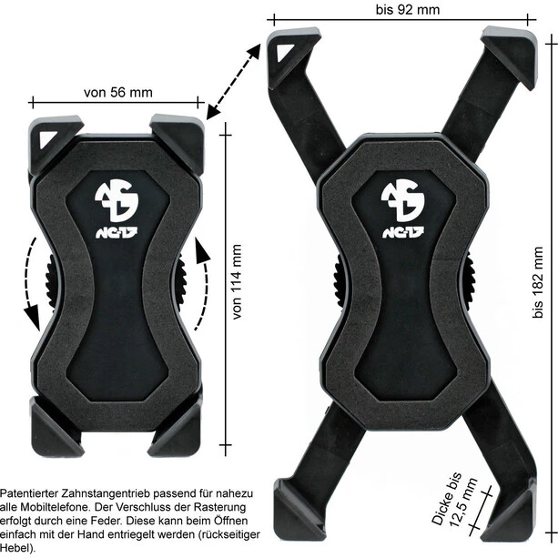 Nc-17 Housses, Coques Et Supports Pour Smartphone Connect 3D Support Universel #1 Montage A-Head 4 Nc-17 Housses, Coques Et Supports Pour Smartphone Connect 3D Support Universel #1 Montage A-Head – Image 4