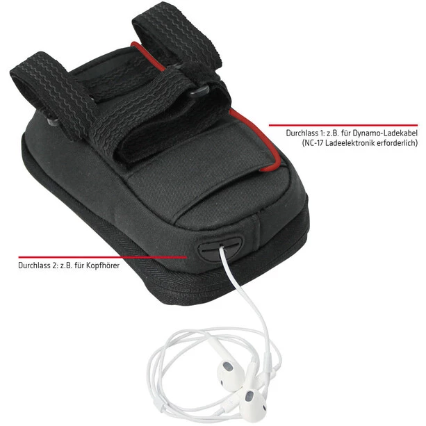 Nc-17 Sacoches Pour Guidon Connect Sacoche Pour Potence Velcro, Noir 4 Nc-17 Sacoches Pour Guidon Connect Sacoche Pour Potence Velcro, Noir – Image 4