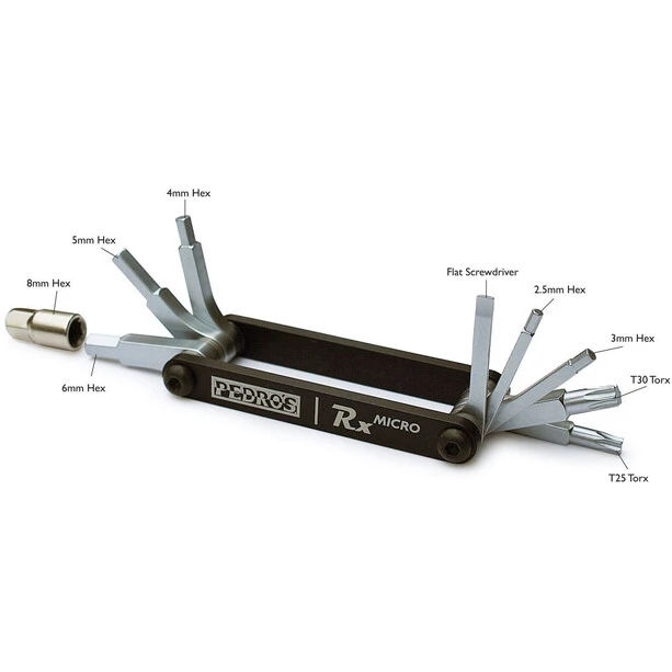 Pedros Mini-outils & Outils Multifonctions Rx Micro Outil Multifonction 9 Pièces 2 Pedros Mini-outils & Outils Multifonctions Rx Micro Outil Multifonction 9 Pièces – Image 2