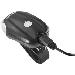 Red-cycling-products Éclairage Vélo à Pile Power LED USB Éclairage Avant, Noir