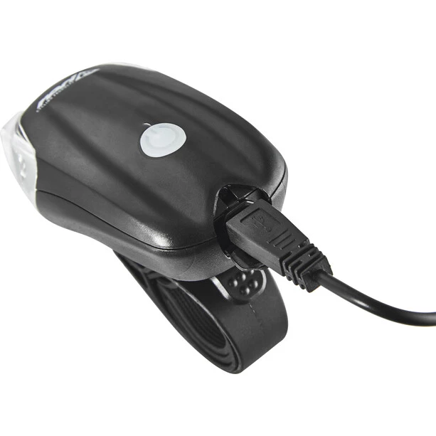 Red-cycling-products Éclairage Vélo à Pile Power LED USB Éclairage Avant, Noir 1 Red-cycling-products Éclairage Vélo à Pile Power LED USB Éclairage Avant, Noir