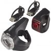Red-cycling-products Éclairage Vélo à Pile PRO 25 Lux Urban LED Kit D’éclairages, Noir