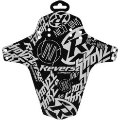 Reverse Nico Vink-Stickerbomb Garde-boue, Noir/blanc