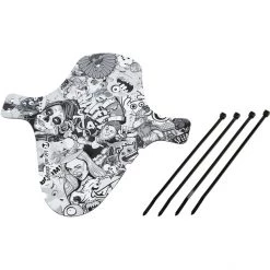 Riesel-design Garde-boue Kol:oss Pare-boue Avant 26-29", Noir/gris