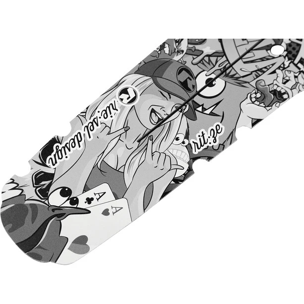 Riesel-design Rit:ze Garde-boue Arrière, Gris 1 Riesel-design Rit:ze Garde-boue Arrière, Gris