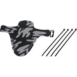 Riesel-design Garde-boue Schlamm:PE Pare-boue Avant 26-29", Gris/blanc