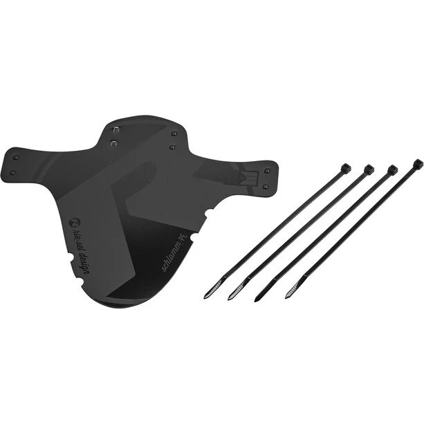 Riesel-design Garde-boue Schlamm:PE Pare-boue Avant 26-29", Noir/gris 1 Riesel-design Garde-boue Schlamm:PE Pare-boue Avant 26-29", Noir/gris