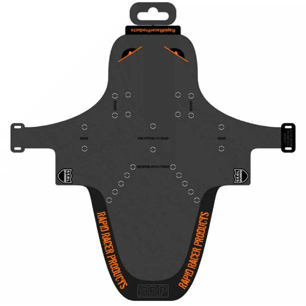 Rapid-racer-products EnduroGuard Garde-boue Grand, Noir/orange 1 Rapid-racer-products EnduroGuard Garde-boue Grand, Noir/orange