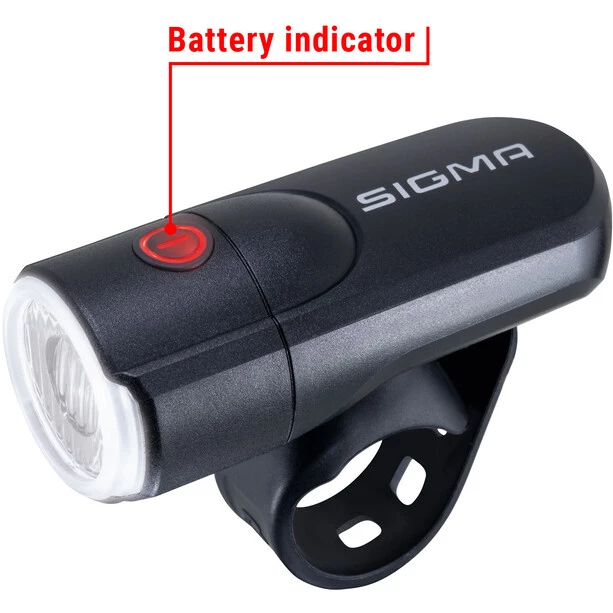 Sigmasport Éclairage Vélo à Pile Aura 30 Lumière Avant 2 Sigmasport Éclairage Vélo à Pile Aura 30 Lumière Avant – Image 2