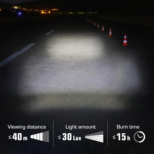 Sigmasport Éclairage Vélo à Pile Aura 30 Lumière Avant 3 Sigmasport Éclairage Vélo à Pile Aura 30 Lumière Avant – Image 3