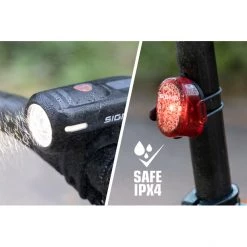 Sigmasport Éclairage Vélo à Pile Aura 45/Nugget II Kit Éclairages USB -Catégories les plus recherchées Soldes sigma sport aura 45 nugget ii usb light set stvzo 7