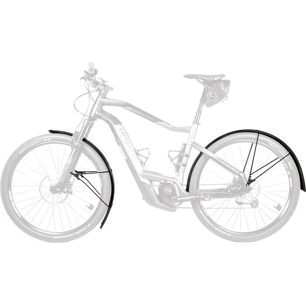 Sks Bluemels Style Jeu De Garde-boue 28" 75mm, Noir 1 Sks Bluemels Style Jeu De Garde-boue 28" 75mm, Noir