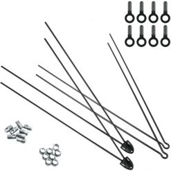 Sks Garde-boue V-Strut Bag 3.0 V2A Powdered 355mm, Accessoires Inclus, Noir