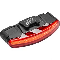 Spanninga Éclairage Vélo à Pile Arco Éclairage Arrière Rechargeable, Noir