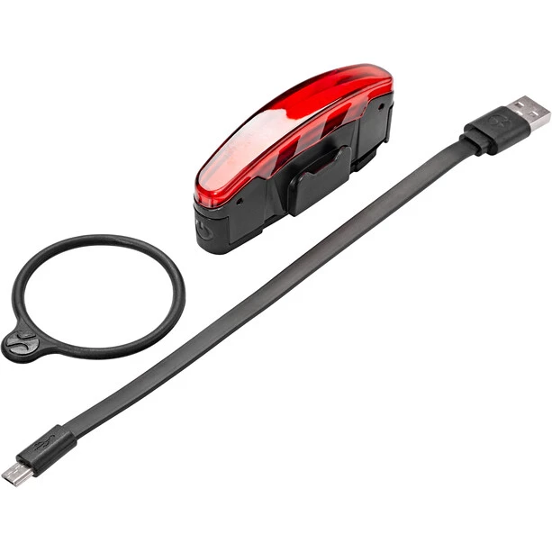 Spanninga Éclairage Vélo à Pile Arco Éclairage Arrière Rechargeable, Noir 3 Spanninga Éclairage Vélo à Pile Arco Éclairage Arrière Rechargeable, Noir – Image 3