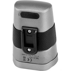 Spanninga Éclairage Vélo à Pile Axendo 60 Éclairage Avant Rechargeable, Argent