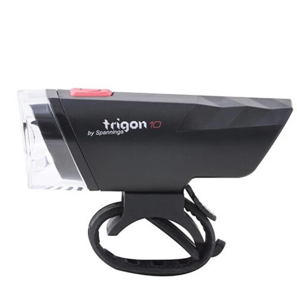 Spanninga Éclairage Vélo à Pile Trigon 10 Lumière Avant, Noir 1 Spanninga Éclairage Vélo à Pile Trigon 10 Lumière Avant, Noir