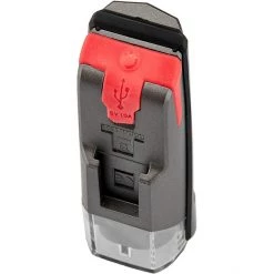 Spanninga Éclairage Vélo à Pile Trigon 25 Éclairage Avant Rechargeable, Gris